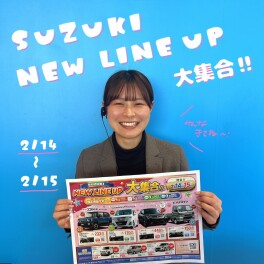 SUZUKI ☆NEW LINE UP☆大集合!!